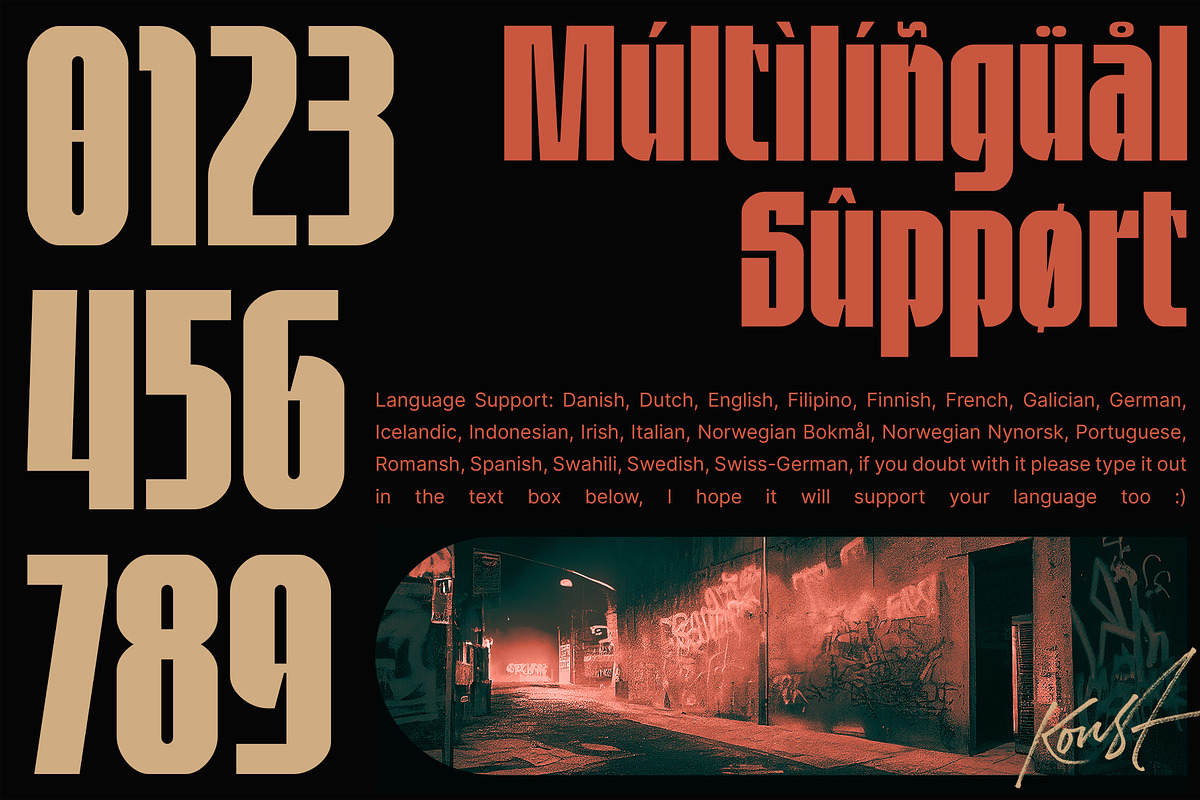 Alyrak - Futuristic Tech Fonts, a Font by Konstantine Studio (Photo 10 of 10)