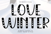 Love Winter, a Serif Font by InermediaSTUDIO (Thumbnail 1 of 7)