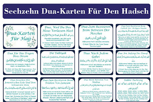 German Hajj Dua Card| Hajj Dua Karte, a Card Template by DigitalsDesigns