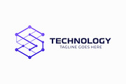 Letter S Technology Logo Business, a Branding & Logo Template by Signatoro (Thumbnail 2 of 3)