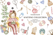 Watercolor Craft Bundle 6 in 1, an Education Illustration by MayaNavits (Thumbnail 4 of 22)