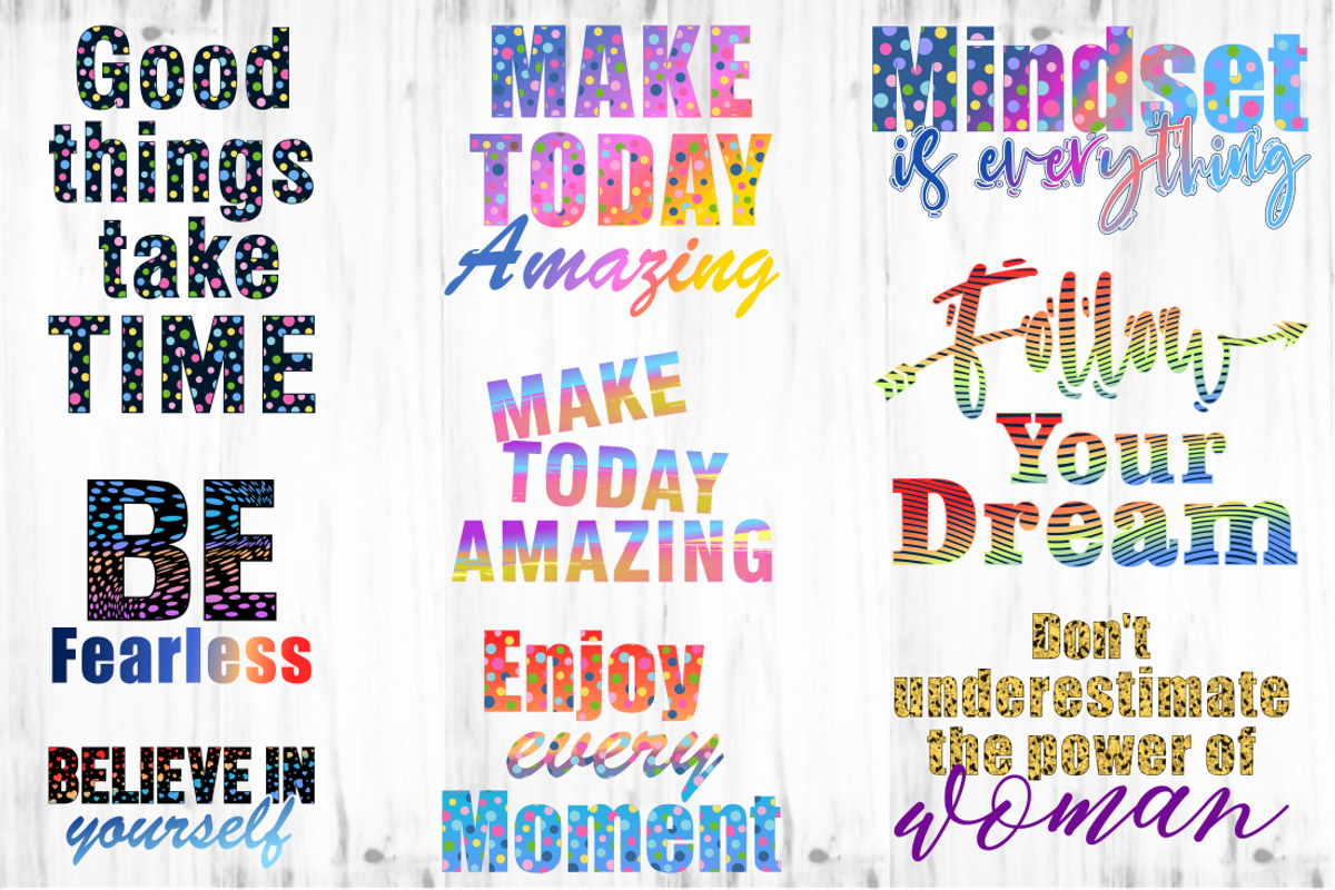 Inspirational & Motivational Bundle, an Object Graphic by D2PUTRI (Photo 23 of 27)