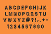 Beach Vintage Outline Display Font, a Blackletter Font by Fourteen Letter (Thumbnail 4 of 4)