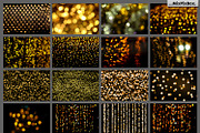 100 Golden Lights Photo Overlays, a Texture Graphic by MixPixBox (Thumbnail 4 of 9)