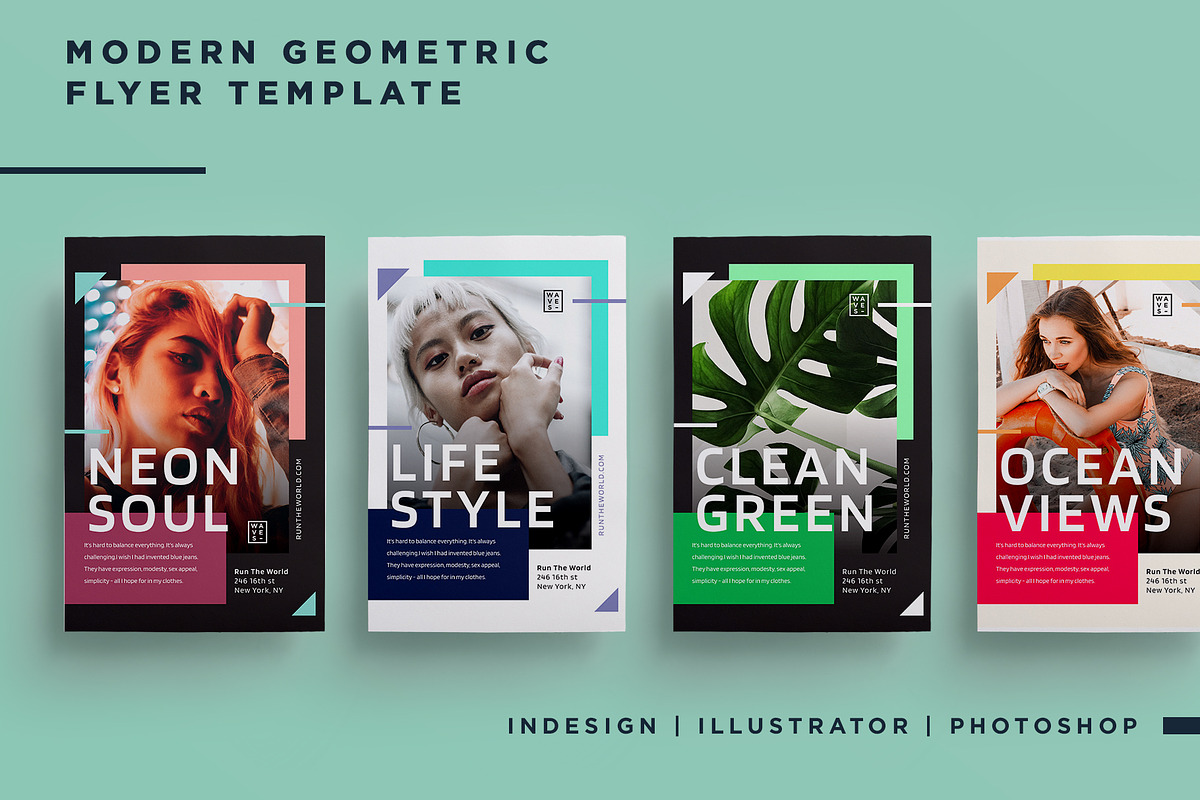 Overlay – The Modern Flyer template, a Flyer Template by Everyday Monster Creative (Photo 1 of 6)