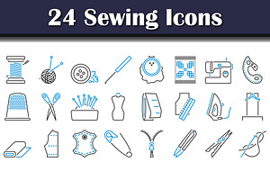 Sewing Icon Set