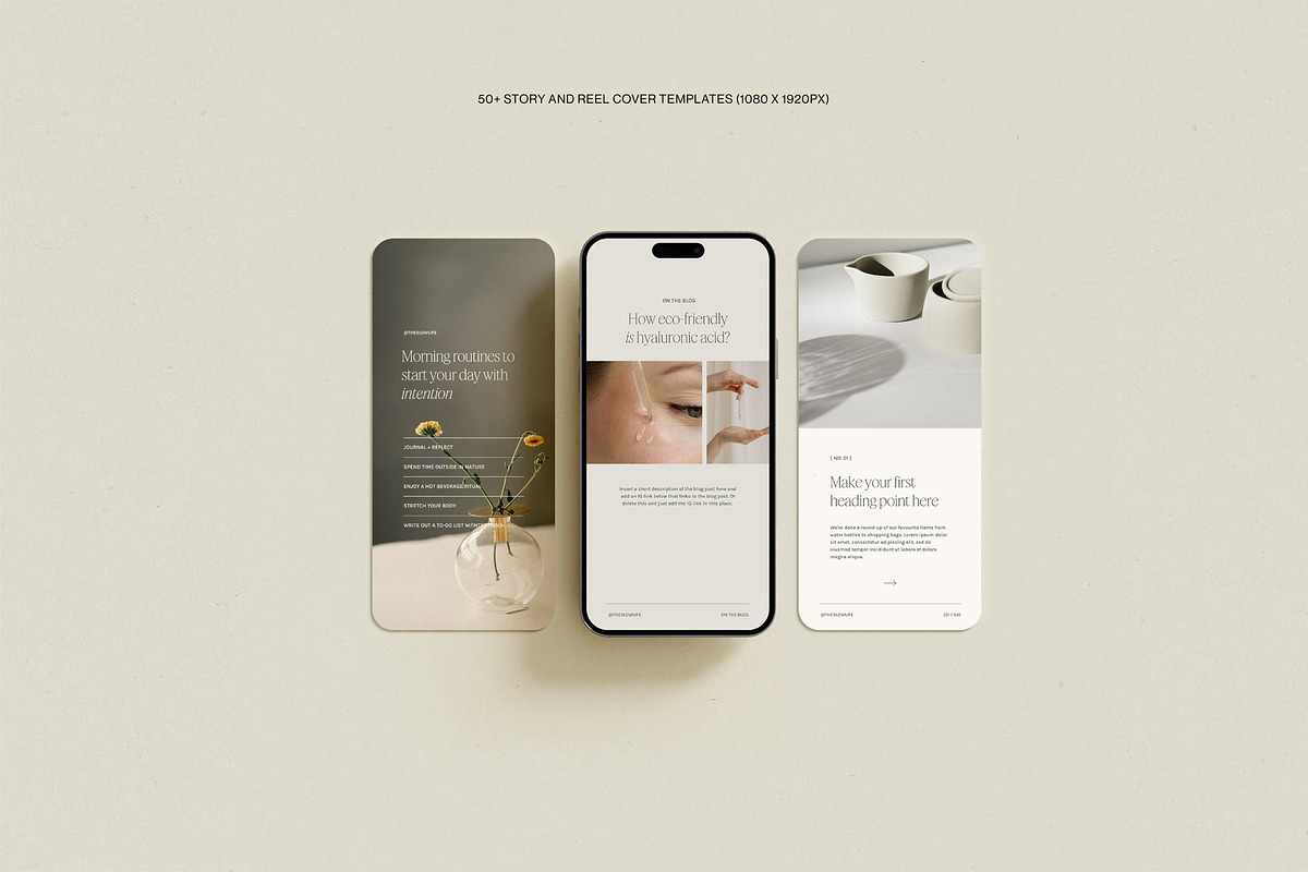100+ Minimal Instagram Templates, a Social Media Template by Willow & White Studio (Photo 9 of 11)