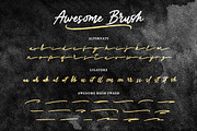 Awesome Brush, a Handwritten Font by Gatype (Thumbnail 7 of 8)