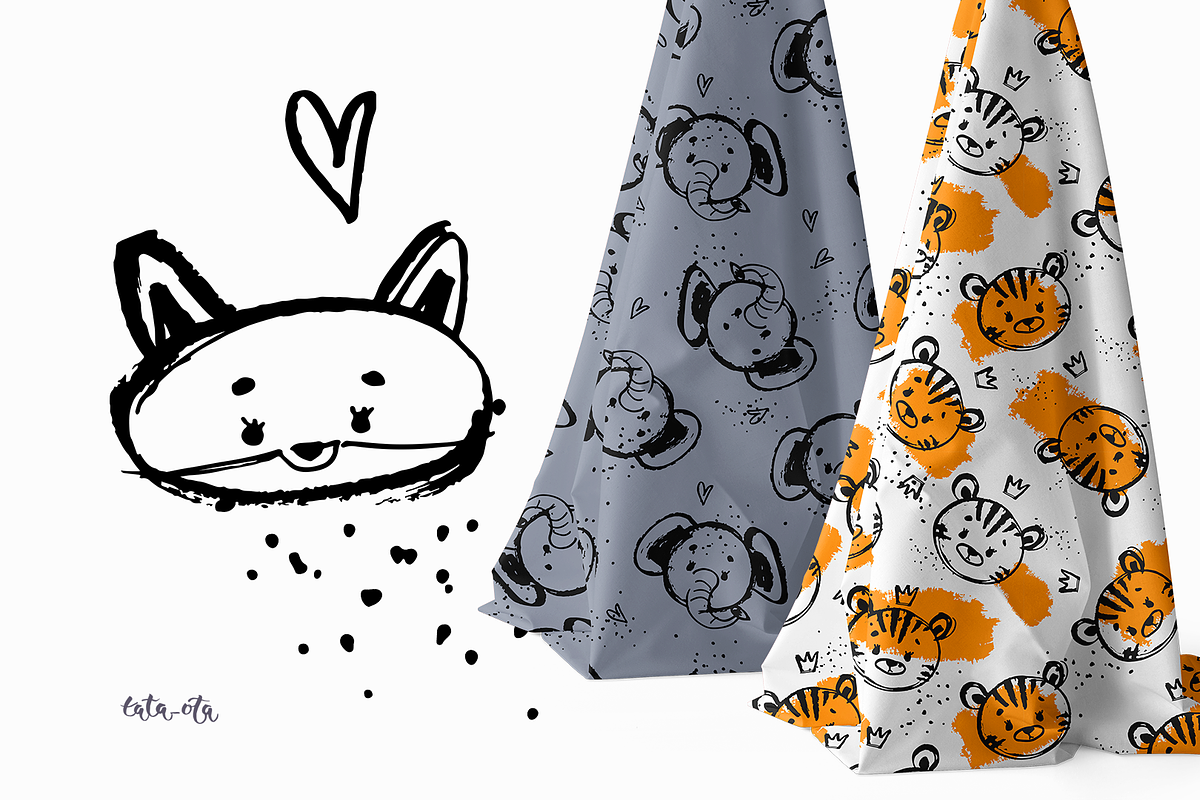 Baby animals, an Animal Illustration by tata_ota (Photo 9 of 18)