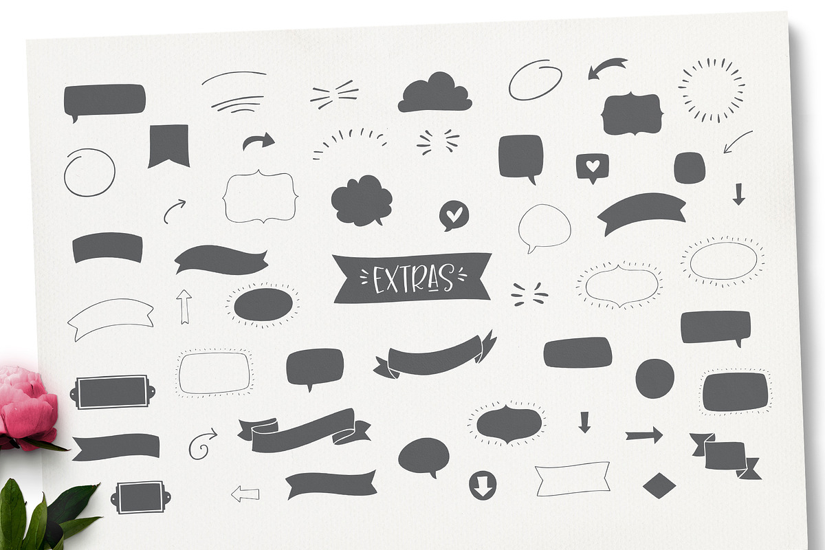 Roseroot Cottage Font Collection, a Script Font by Emily Spadoni (Photo 19 of 20)