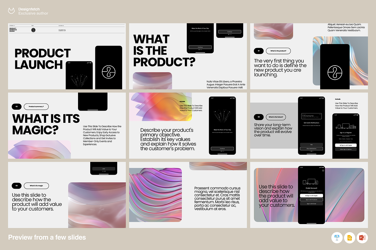 Product launch template, a Presentation Template by Oday Noon (Photo 2 of 9)