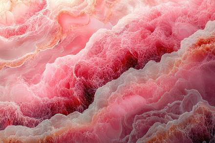Colorful abstract waves of pink and, a Photo by Tanuart