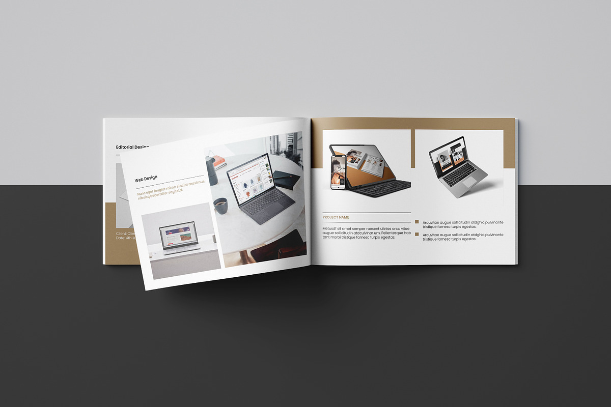 Design Portfolio Template, a Brochure Template by Template Shop (Photo 8 of 11)