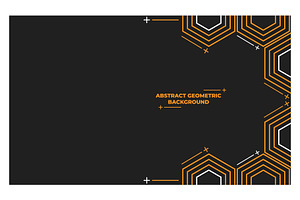 Hexagonal Geometric Background, a Templates & Theme by sekitarief