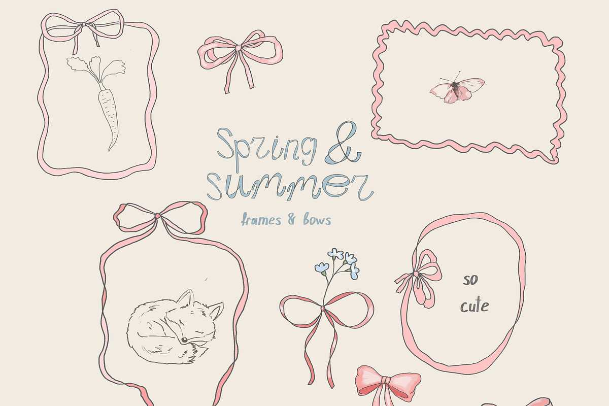 Spring Summer Easter Illustrations, an Object Graphic by whiteheartdesign (Photo 12 of 14)
