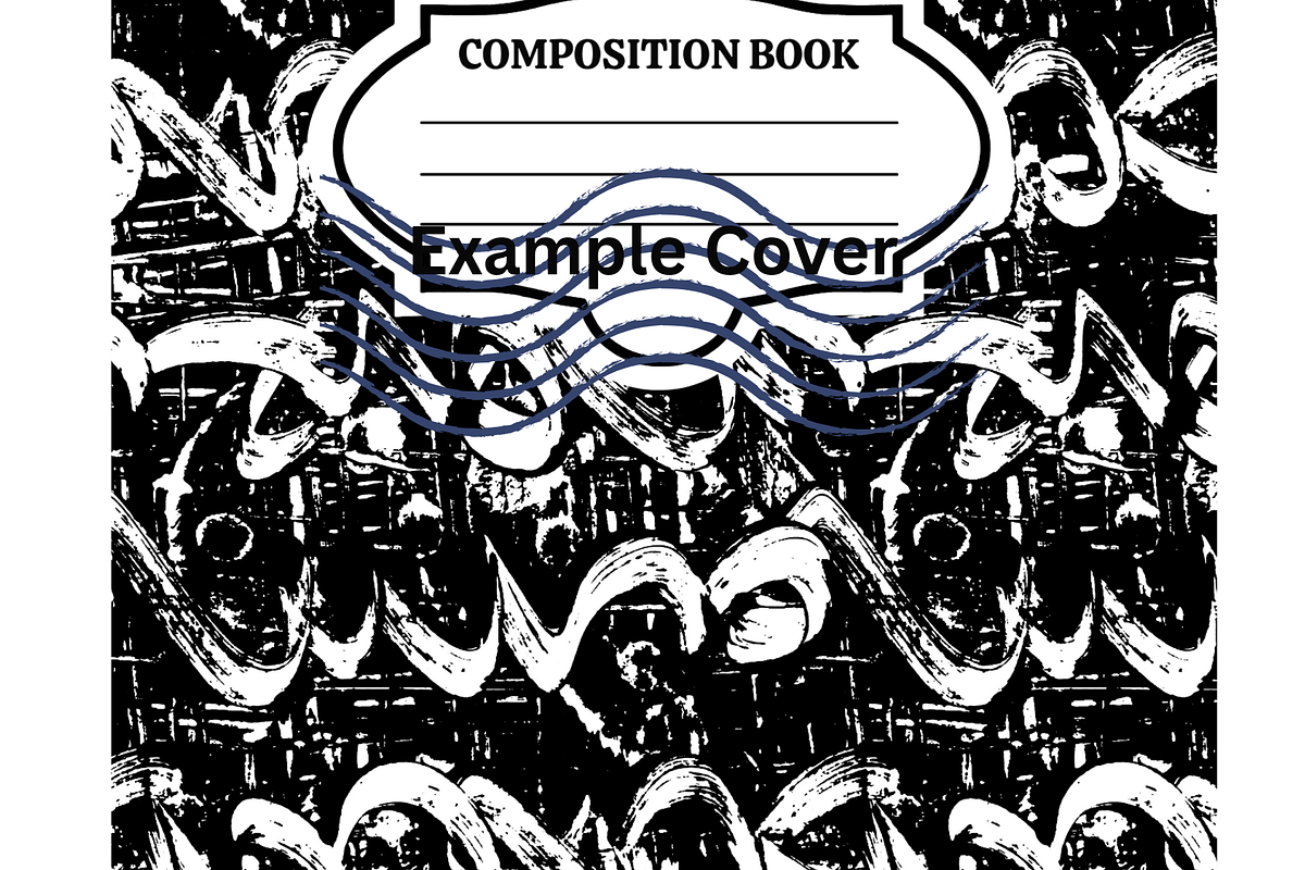 Black and White Composition Covers, a Pattern Graphic by SmallTownDigital (Photo 3 of 3)