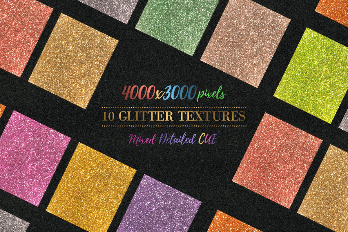 10 Glitter Textures, a Texture Graphic by Shop (Photo 2 of 2)