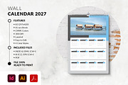 Wall Calendar 2027 Template, a Stationery Template by MstArtwork (Thumbnail 5 of 7)