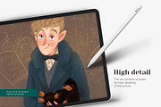 Favorite Textures Brushes Procreate, a Brush Add-On by BocadebraShop (Thumbnail 4 of 6)