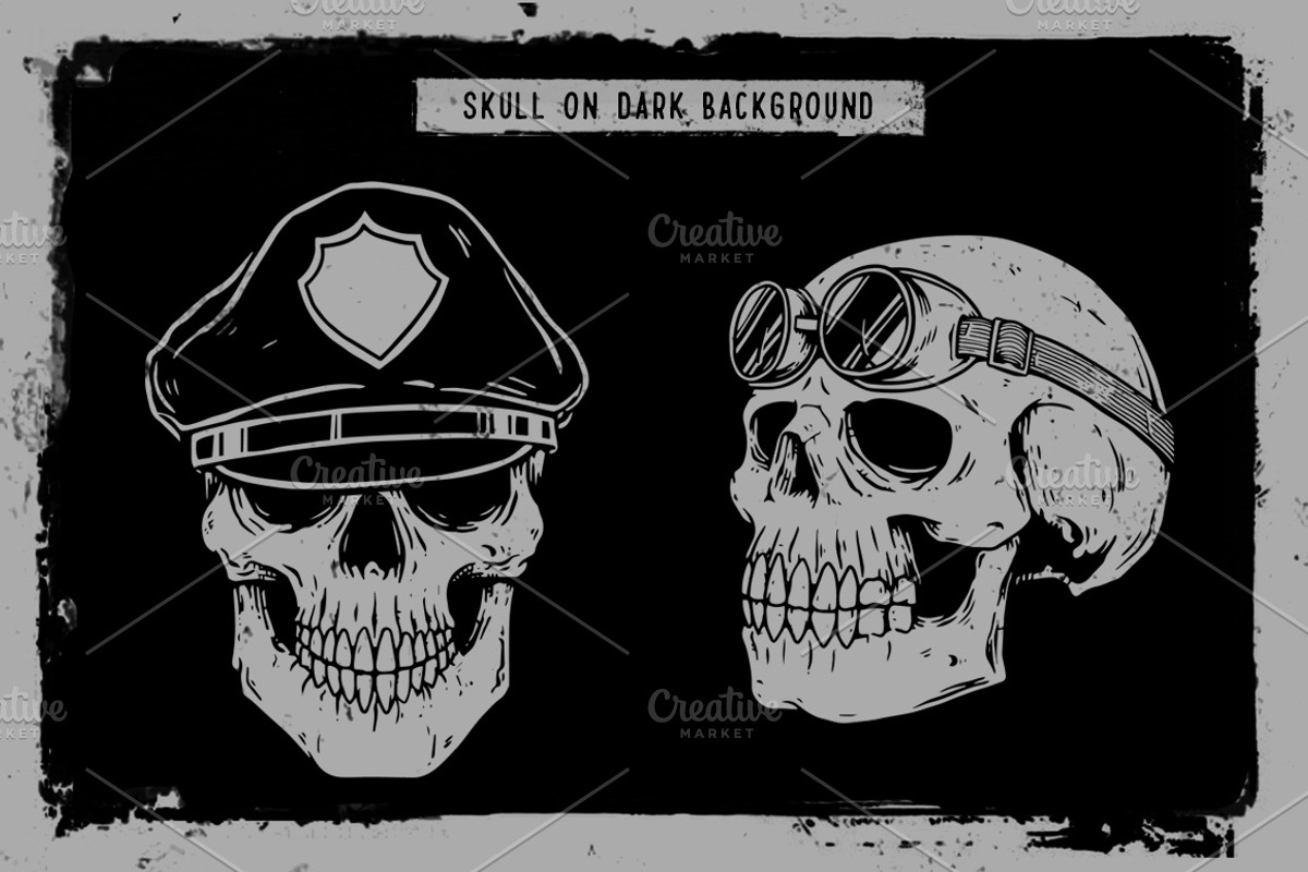 Skully illustration, an Illustration by Qiwbrother Studio (Photo 4 of 6)