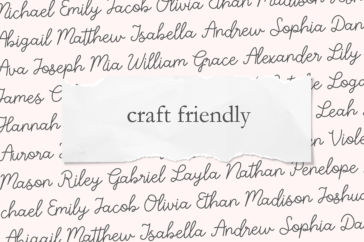 Simply Peaceful Thin Monoline Script, a Script Font by Kaya Fonts (Photo 14 of 30)