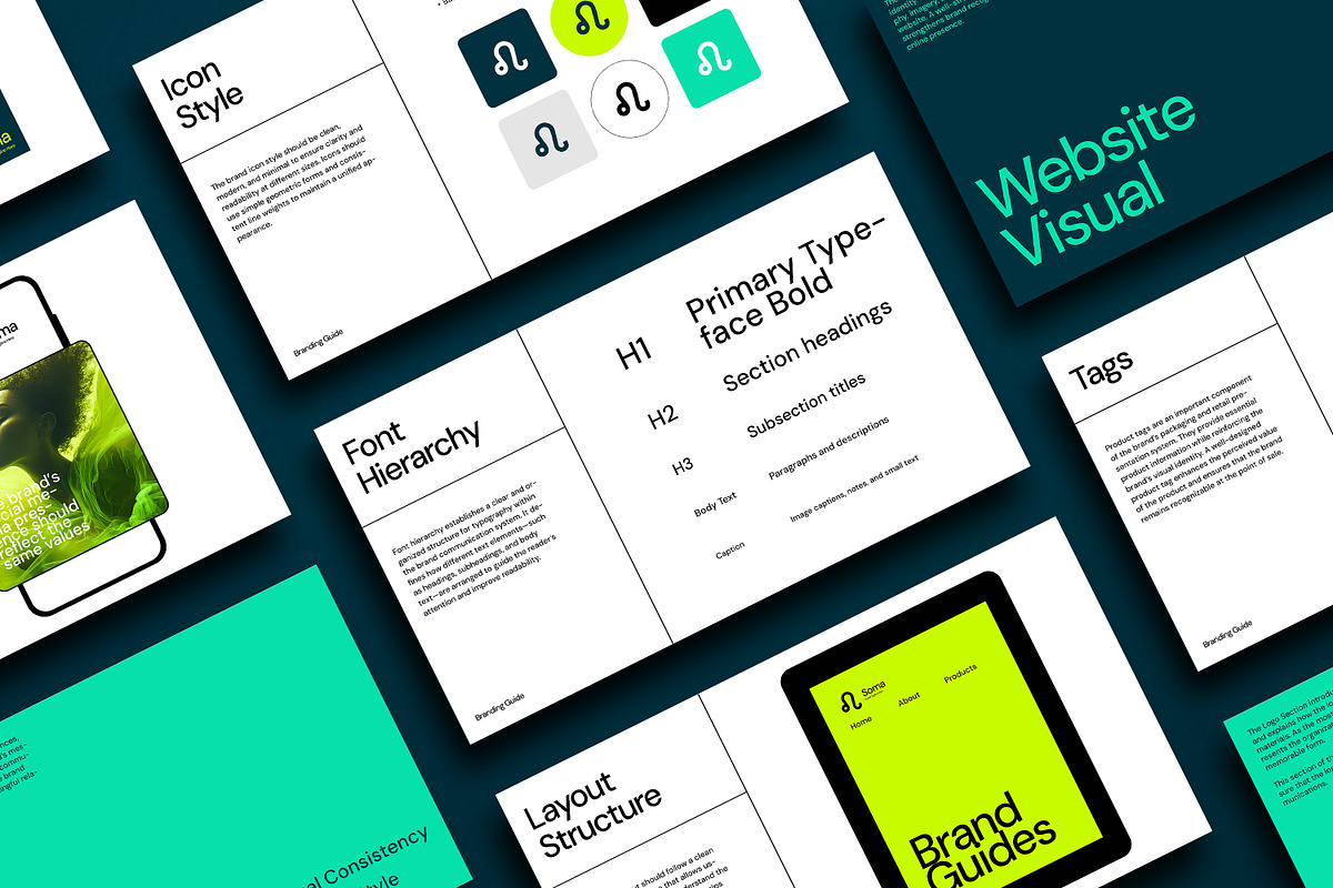 Soma | Brand Guidelines | Figma, a Presentation Template by Artisan Vibes (Photo 7 of 8)