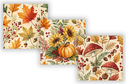 Autumn Watercolour Digital Paper, a Pattern Graphic by FloridPrintables (Thumbnail 4 of 8)
