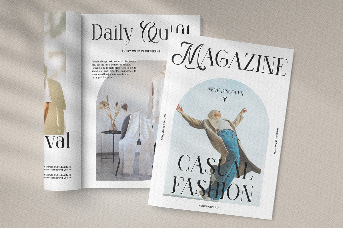 Klandestin - Elegant Serif Typeface, a Serif Font by Dryy.type (Photo 8 of 11)