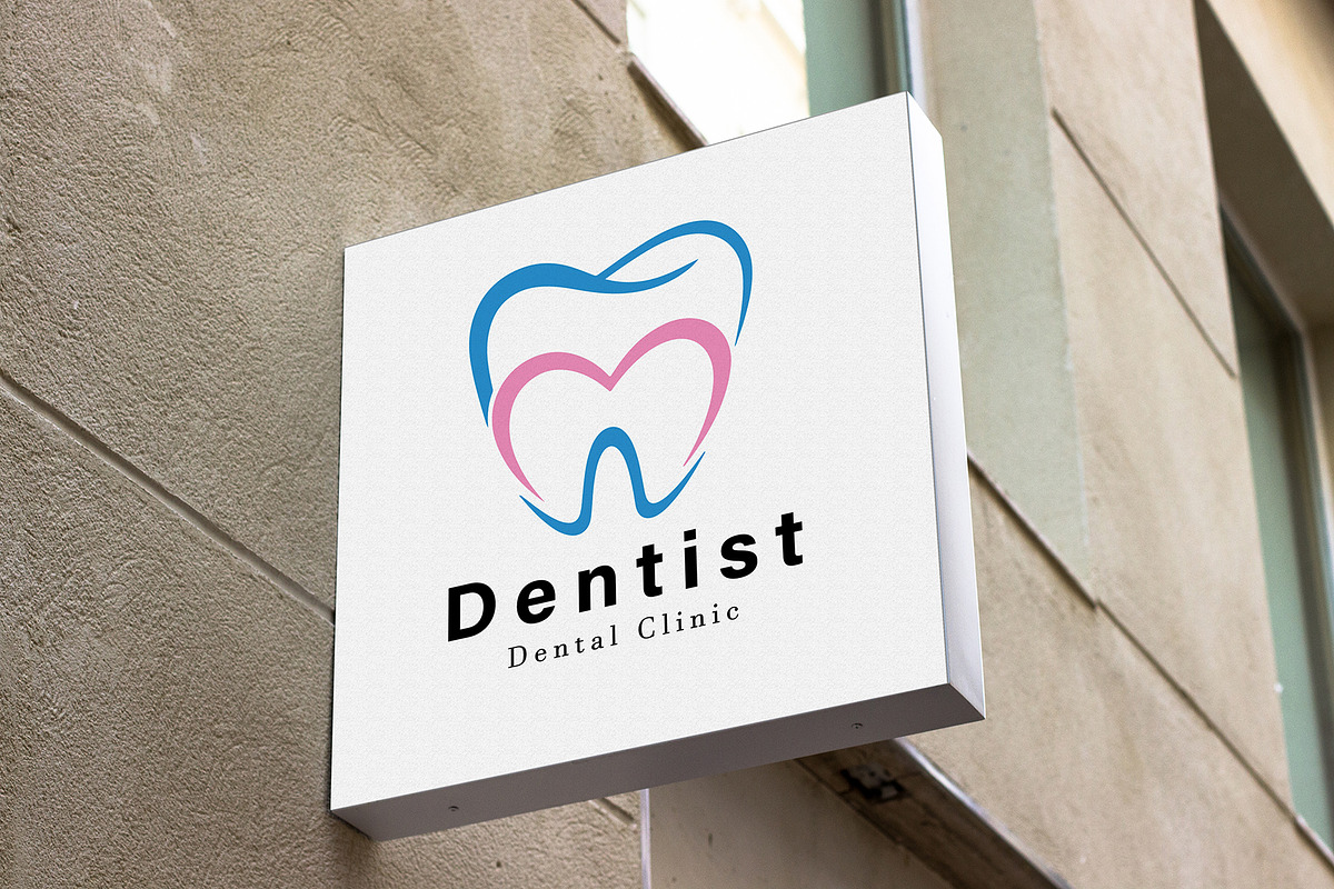 Minimalist Dentist Logo Design, a Branding & Logo Template by YUDesignStore (Photo 2 of 7)