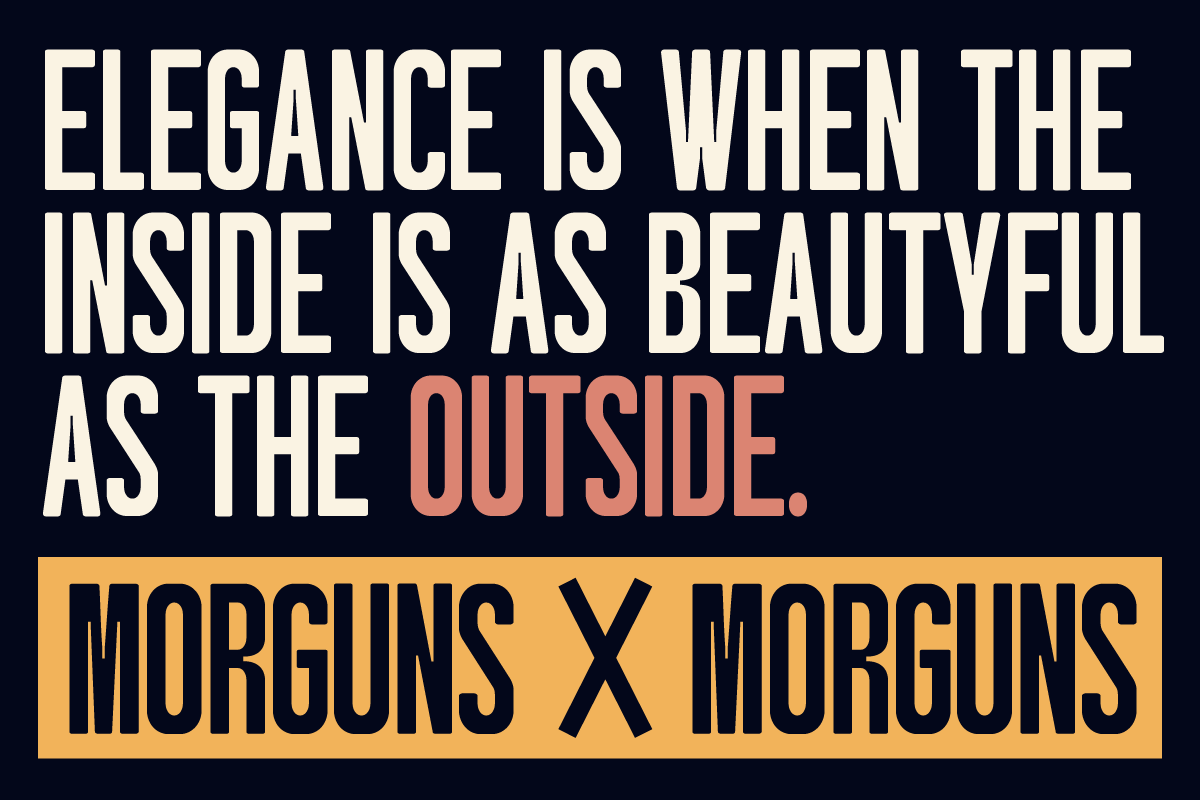 Morguns Bold & Condensed Sans Serif, a Sans Serif Font by Ronny Studio (Photo 5 of 15)