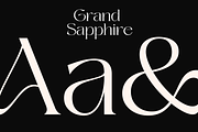 Grand Sapphire, a Serif Font by zeenesia (Thumbnail 7 of 19)