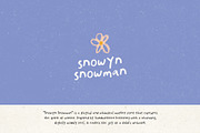 Snowyn Snowman Marker Handwritten, a Handwritten Font by Perplexitics (Thumbnail 6 of 10)