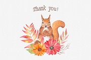 Autumn watercolor collection, an Illustration by BrushArtDesigns (Thumbnail 9 of 9)