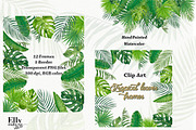 Tropical leaves frames, an Illustration by Elly Studio (Thumbnail 6 of 7)