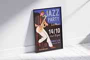 Jazz music concert, posters designs, a Background Graphic by Good Studio (Thumbnail 4 of 7)