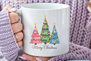 Merry Christmas Tree Png Design, an Illustration by Black Bird Studio (Thumbnail 3 of 4)