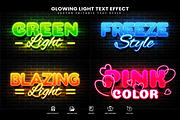 Glowing Light Vector Text Effect V2, a Layer Style Add-On by Niestart Creation (Thumbnail 1 of 5)