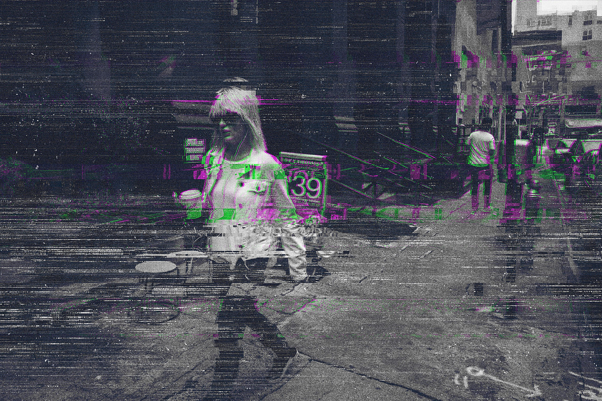 Grunge | Glitch Photo FX, a Background Graphic by dvtchk (Photo 6 of 7)