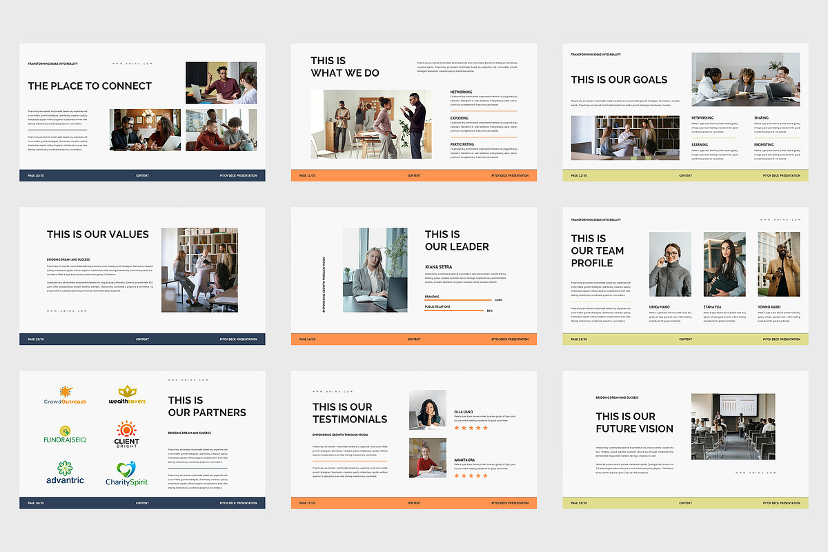 Abina : Pitch Deck Keynote, a Presentation Template by Punkl Camp (Photo 7 of 9)