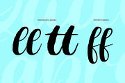 Quilt Fabric, a Script Font by yumnatype (Thumbnail 9 of 10)