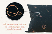Celestial Seamless Patterns, a Pattern Graphic by Megs Lang (Thumbnail 3 of 10)