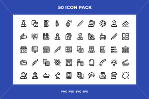 Comic icons, an Outline Icon by Wencory
