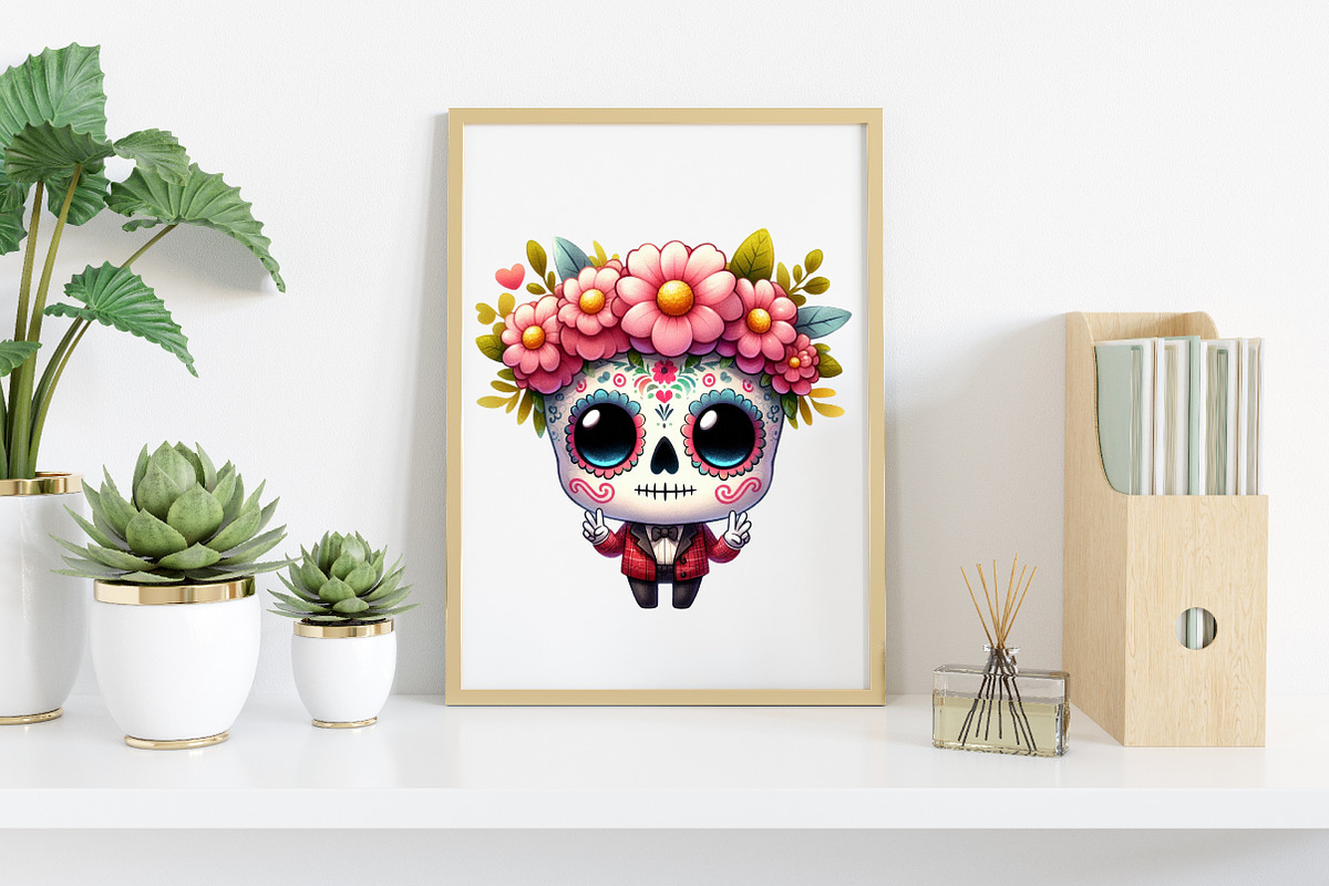Kawaii Halloween Clipart Bundle, an Illustration by Canvas Craft (Photo 7 of 8)