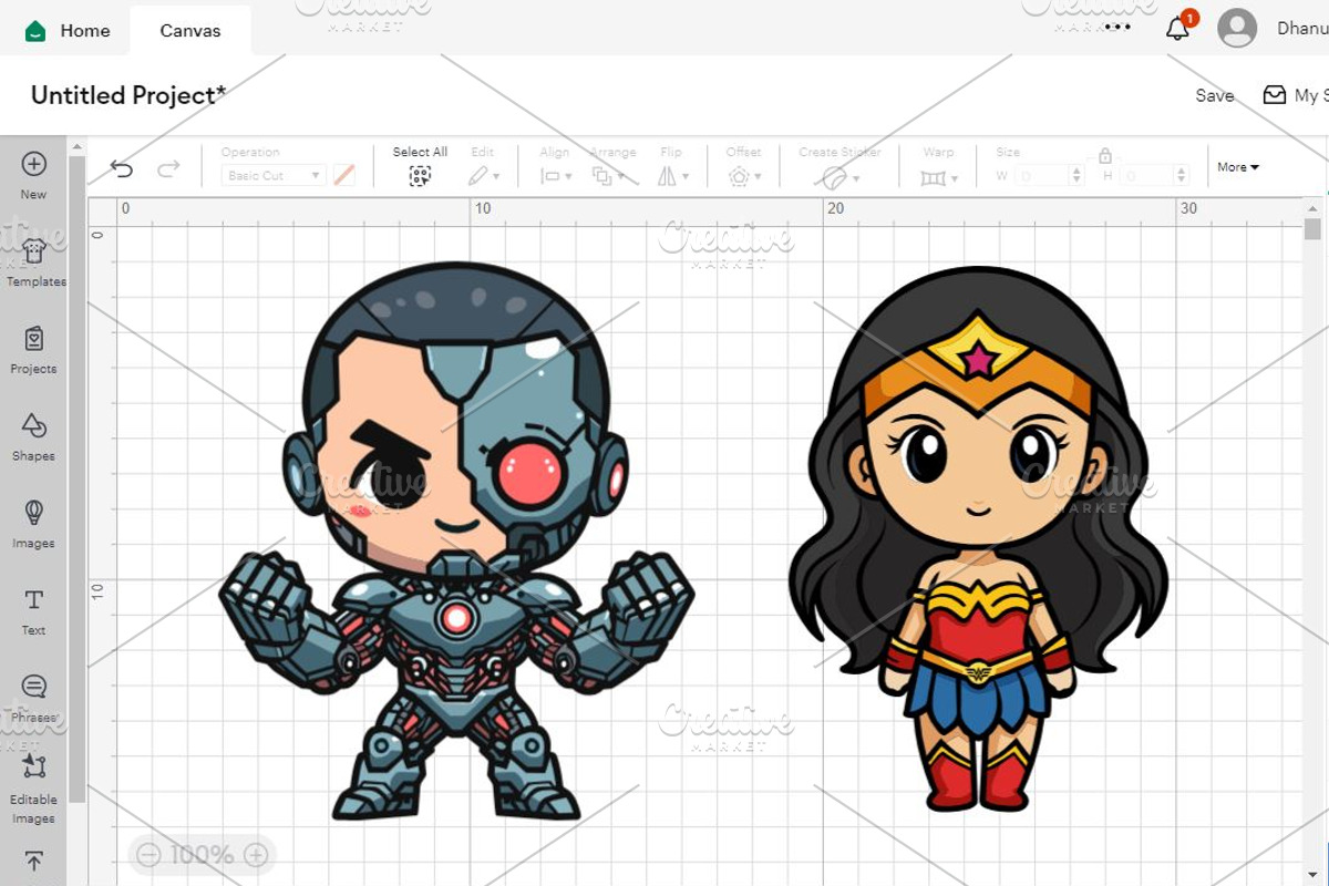 Chibi Superhero Vector Bundle, a Person Illustration by FancyDesignStudio (Photo 8 of 8)