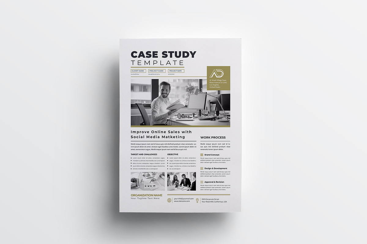 Case Study | MS Word & Indesign, a Brochure Template by design_hut (Photo 3 of 4)