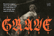 CS Lamia – Blackletter Font, a Blackletter Font by Craft Supply Co. (Thumbnail 4 of 8)