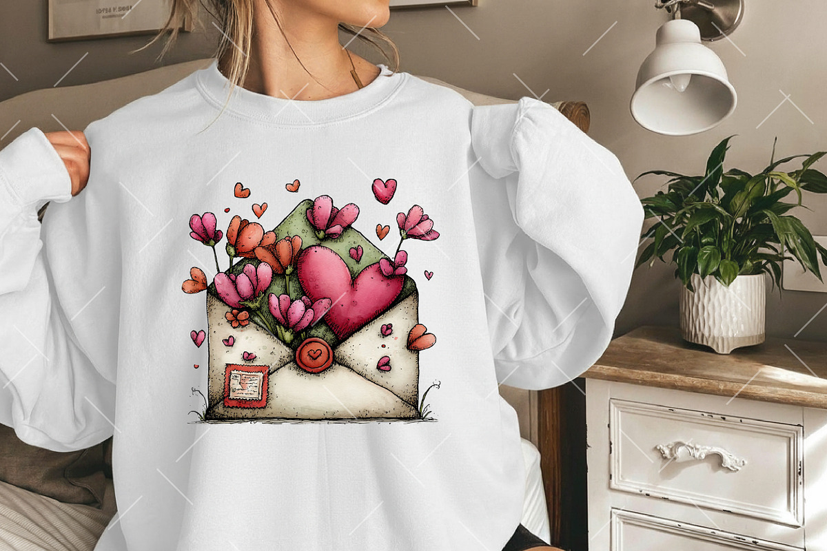 Whimsical Valentine Clipart, an Illustration by OK Design (Photo 6 of 6)