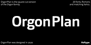 Orgon Plan, a Sans Serif Font by Hoftype (Thumbnail 1 of 14)