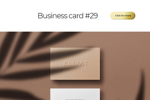 Business Card Bundle Template Mockup