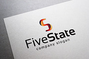 Five State Logo, a Branding & Logo Template by EmilGuseinov (Thumbnail 1 of 2)